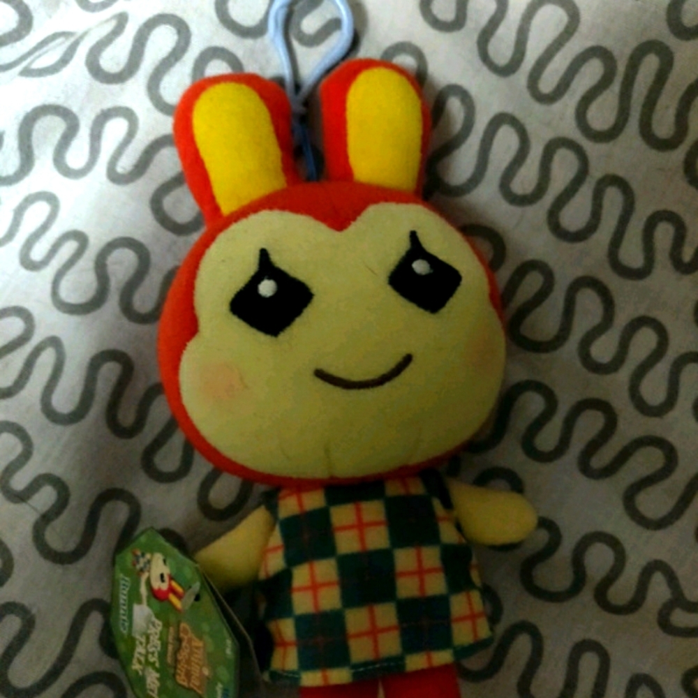 *Rare* animal Crossing Bunni taking keychain